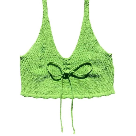 Zara Tops - Zara Women's Green Vest